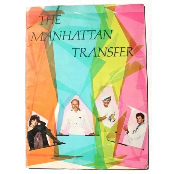 Vintage 1983 The Manhattan Transfer Concert Tour Program Book - Picture 1 of 4